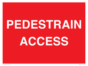 PEDESTRAIN ACCESS